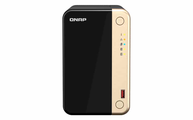 NAS QNAP TS-264-8G Celeron N5105/N5095 4Core 8Gb 2xHDD 3.5″ – 2.5″ Sata 6Gb/S 2×2.5GbE 4xUSB