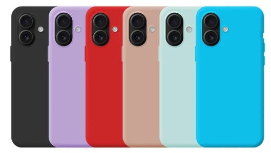 Capa Silício suave iPhone 16 - 7 cores