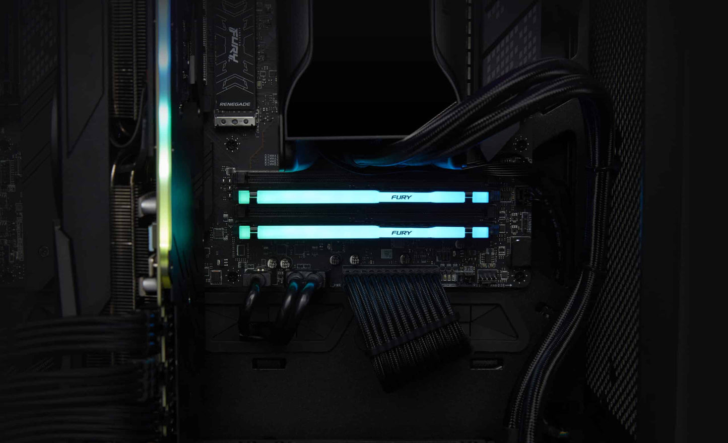 Memória Dimm kingston 32Gb Ddr5 6000Mhz CL36 Fury Beast RGB