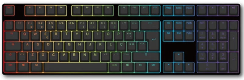 Conjunto de 109 Teclas Ducky Classic PBT Doubleshot Preto (ESP)
