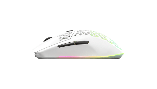 Rato Gaming Steelseries Aerox 3 RGB Wireless/Bluetooth 18000DPI Branco