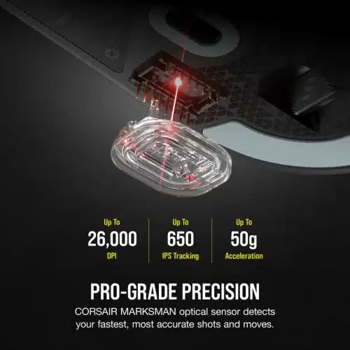 Rato Corsair M75 Bluetooth 26000 Dpi Preto
