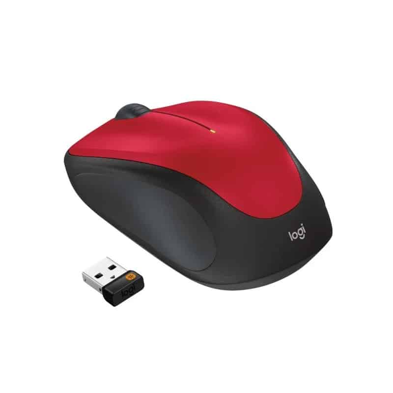RATO LOGITECH SEM FIOS M235 VERMELHO