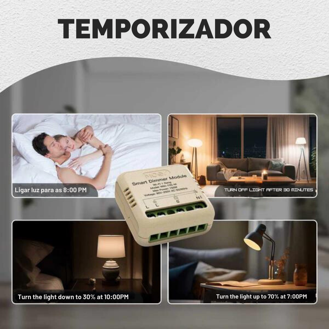 Módulo Dimmer 1 canal Wi-Fi DO4