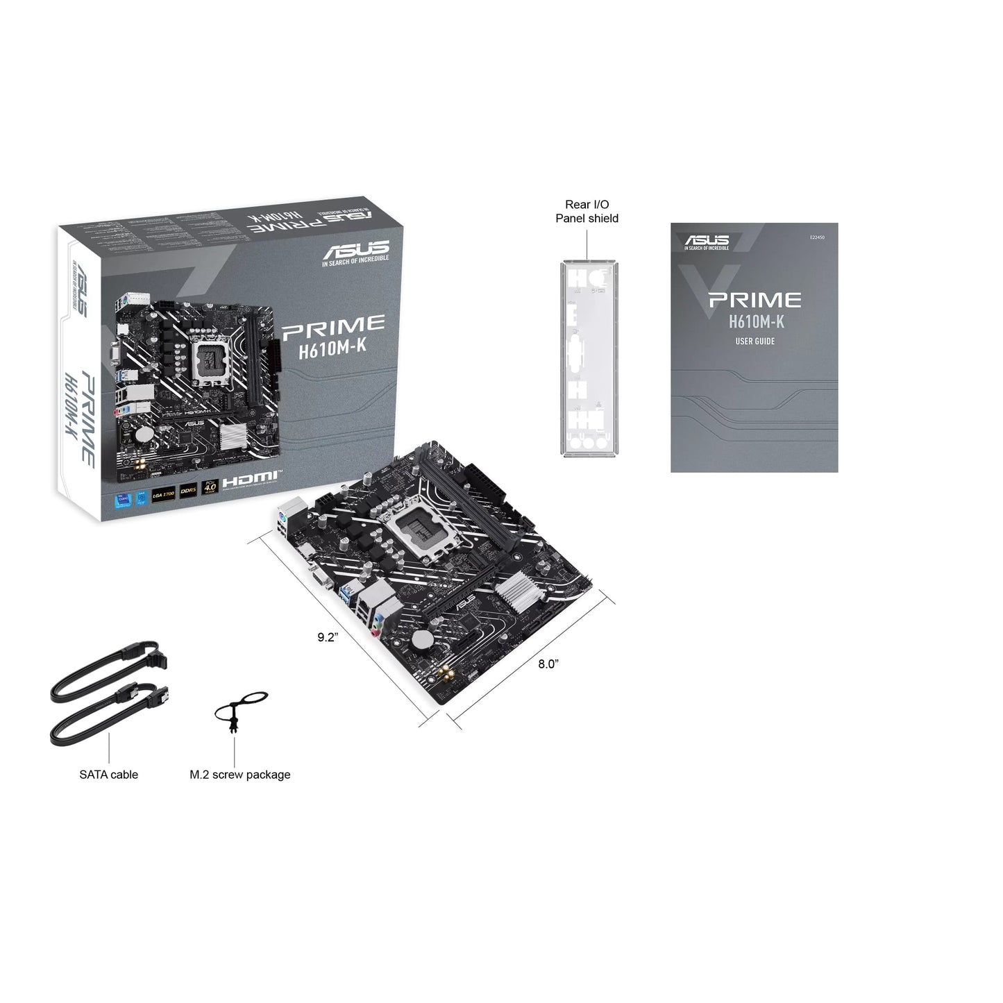 Motherboard Asus Prime H610M-K Socket 1700 DDR5