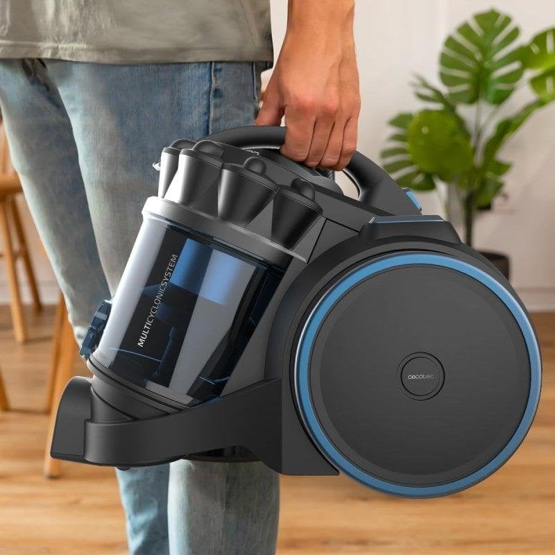 Aspirador Cecotec Conga Rockstar Multicyclonic XL Animal Plus 800W Filtro Alta Eficiência