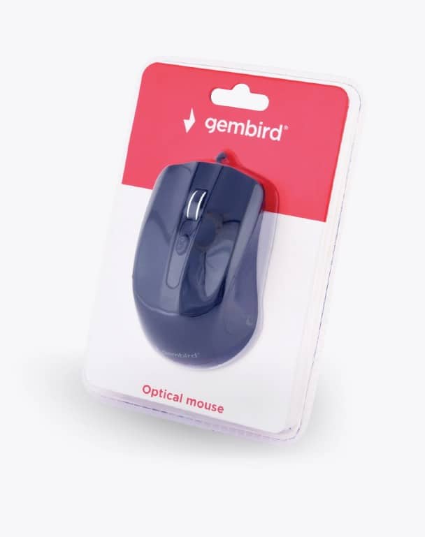 Rato Gembird USB 2.0 1200Dpi 4 Botões Comfort Preto