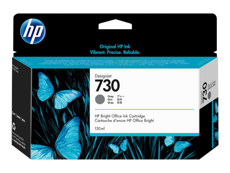 TINTEIRO HP 730 CINZENTO