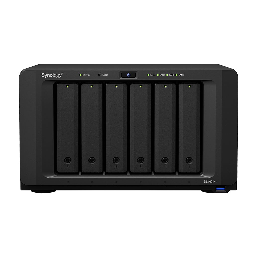 Synology DiskStation DS1621+ NAS 6Bay Disk Station até 108TB – Processador AMD
