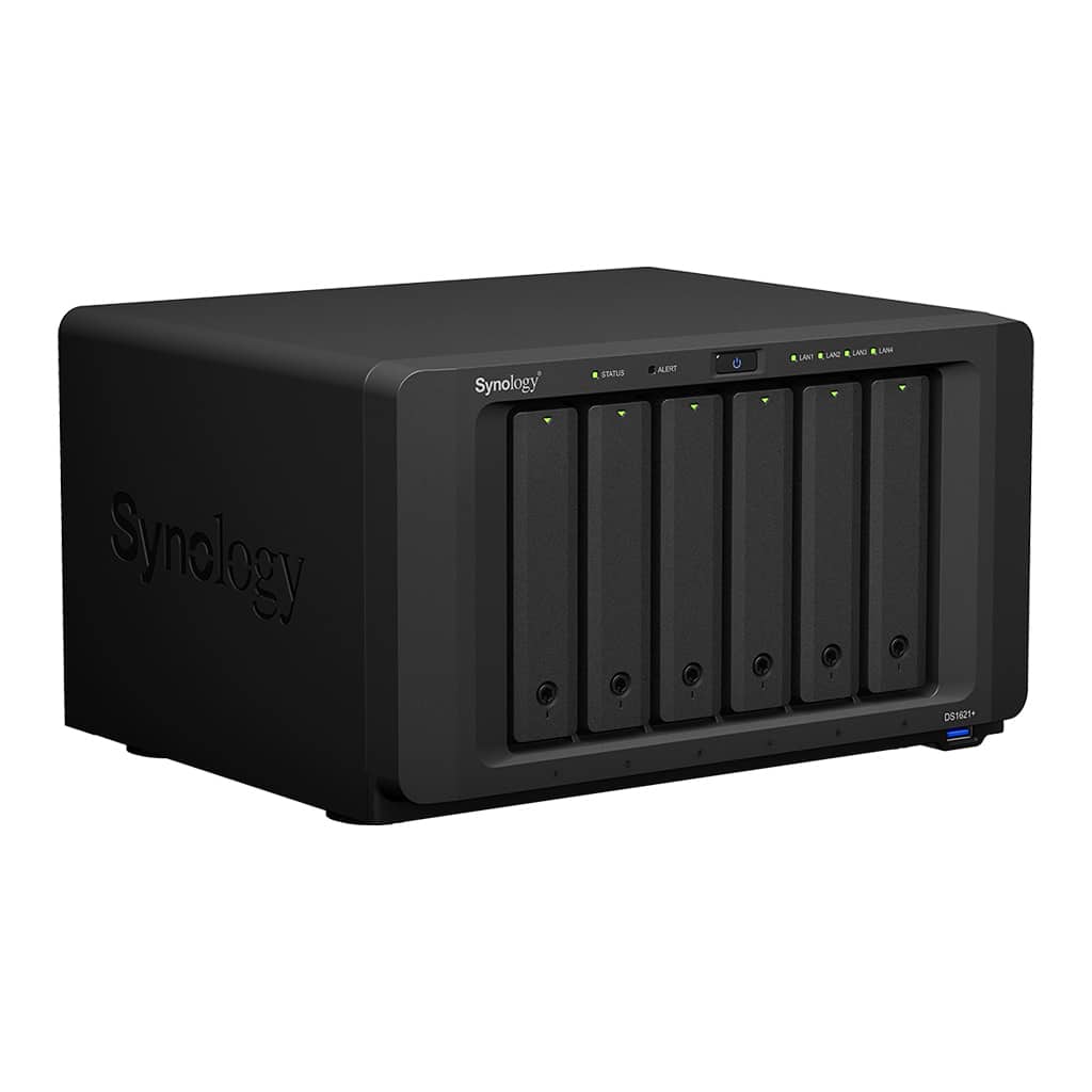 Synology DiskStation DS1621+ NAS 6Bay Disk Station até 108TB – Processador AMD