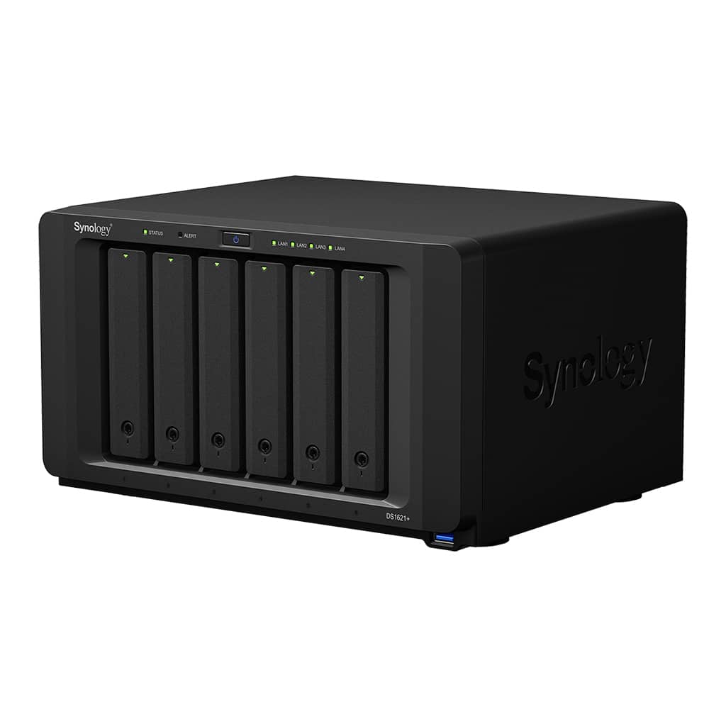 Synology DiskStation DS1621+ NAS 6Bay Disk Station até 108TB – Processador AMD