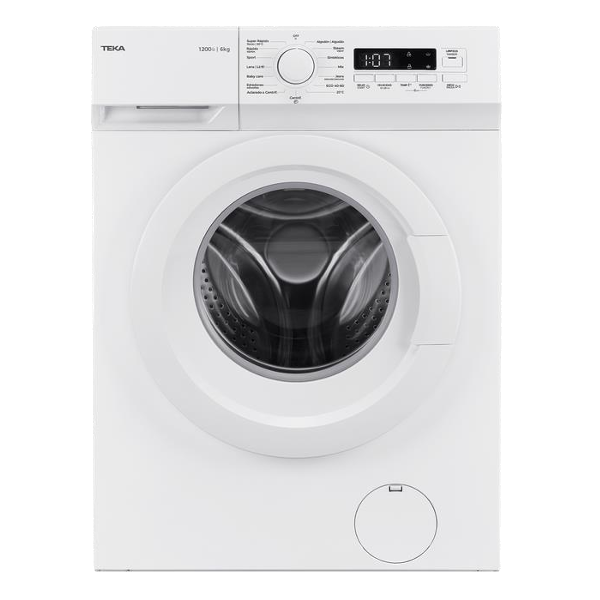 MÁQUINA DE LAVAR ROUPA TEKA WMK 10620 WH | 6KG