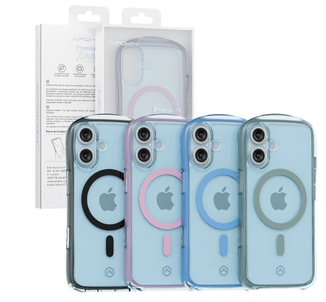 Capa Ar de Bumper iPhone 16 Magsafe 4 cores