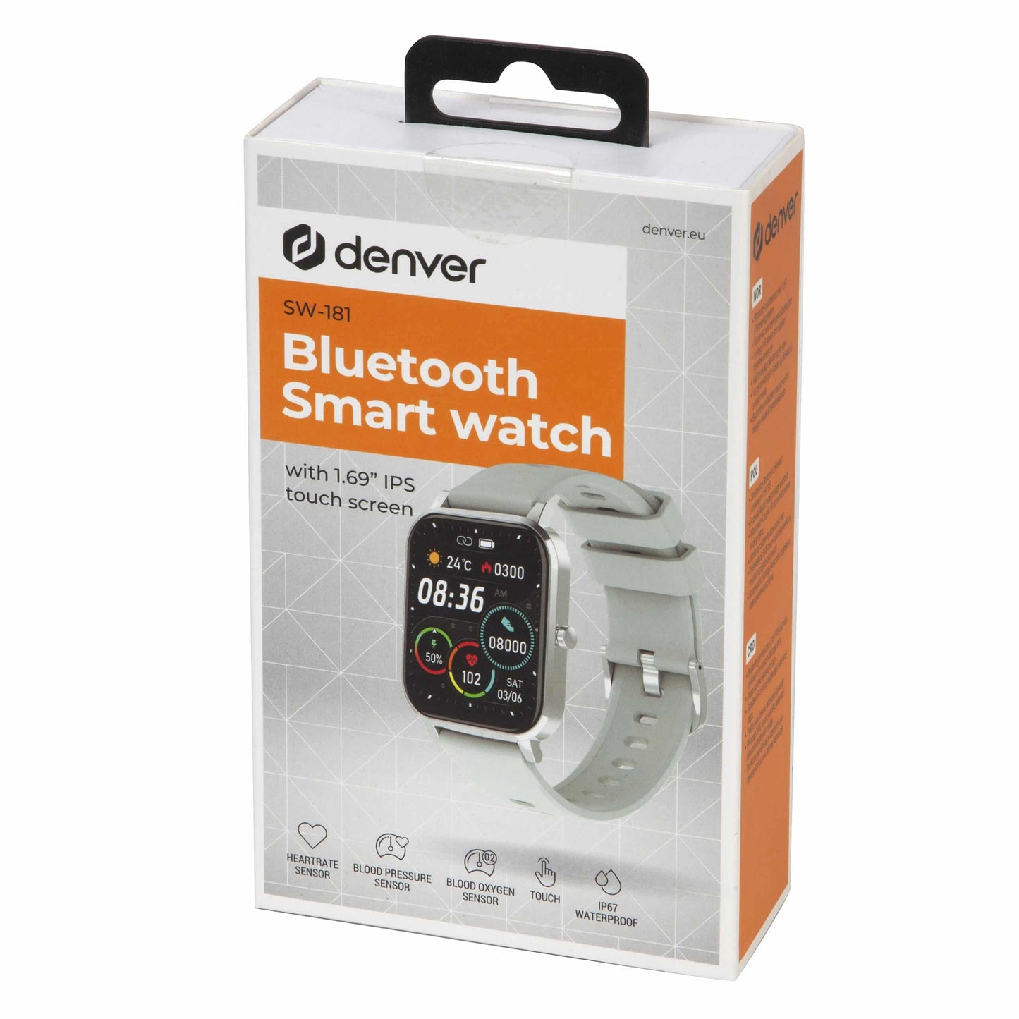 Smartwatch Denver SW-181 h BT 1,7 FC PA OS IP67 Ro