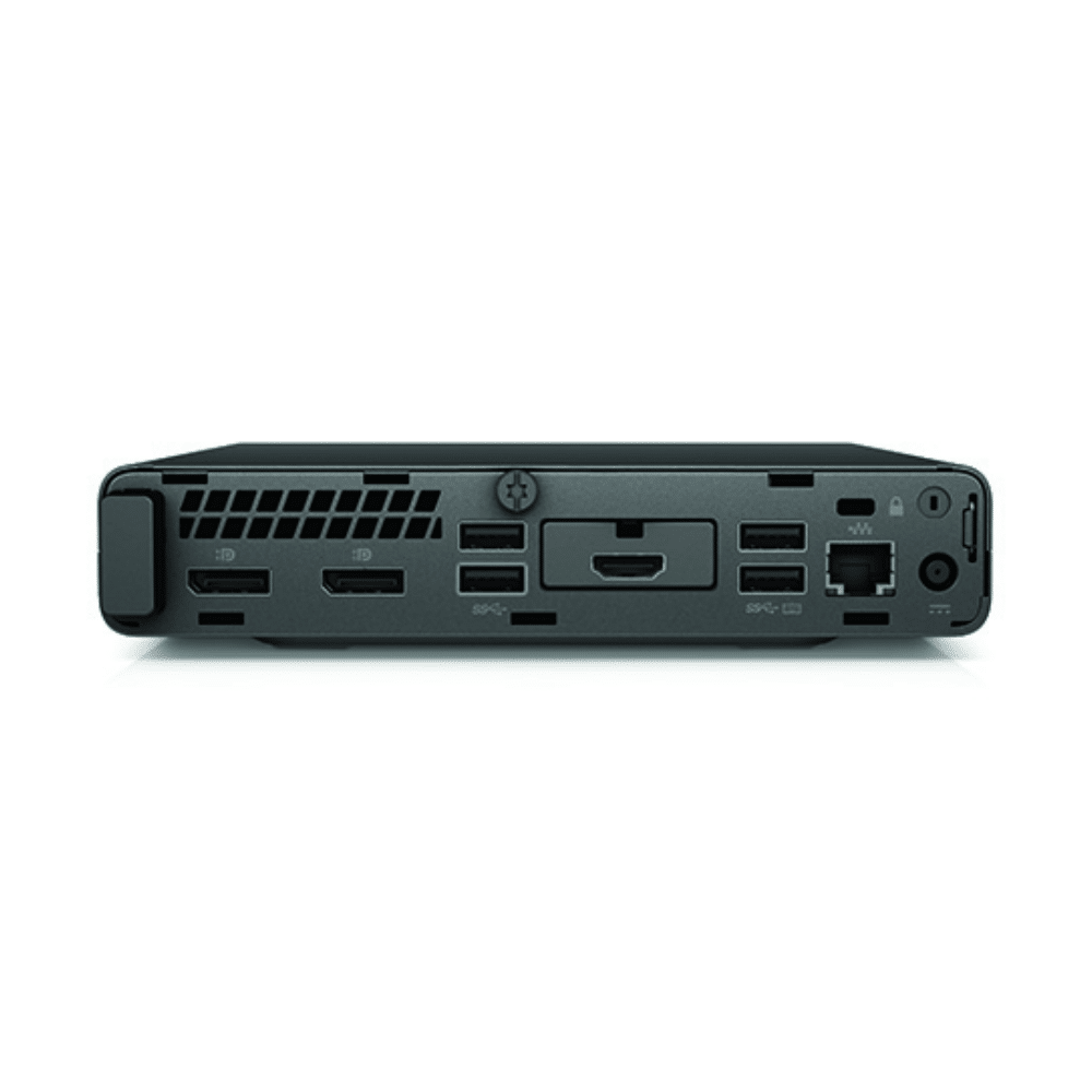 Computador Desktop HP 600 G4 MiniPC Core i3-8ª 8Gb SSD 256Gb Win 10 Pro 2*Dp 1*Hdmi