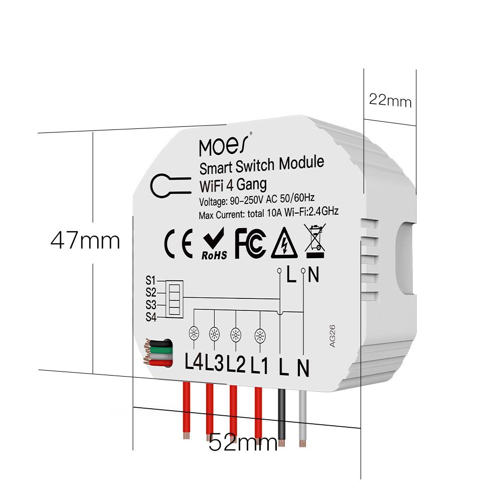 Módulo 4 canais Wi-Fi + Bluetooth DO2
