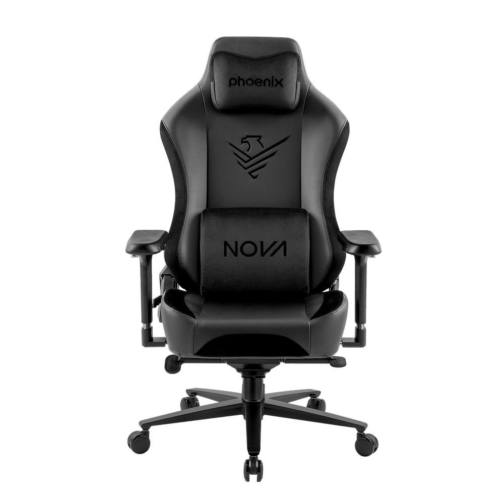 Cadeira Gaming Phoenix Nova Couro Tamanho R Preto