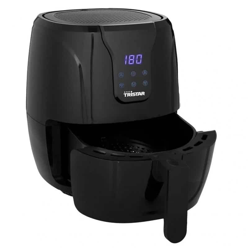 Fritadeira por Ar / Sem Óleo Tristar FR-6976PR Crispy Fryer 1300W Capacidade 3.5L Preta Cozinha CASA
