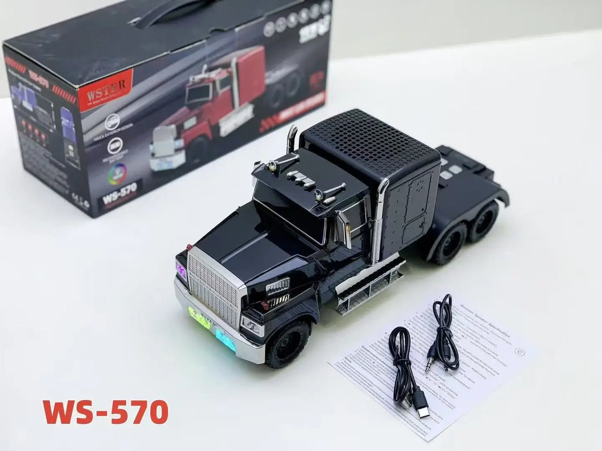 Coluna Bluetooth WSTER WS-570 – Camião Retro