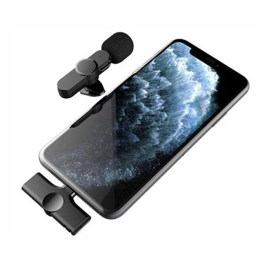K9 Microfone Lapela S/ fios C/ Receptor USB-C