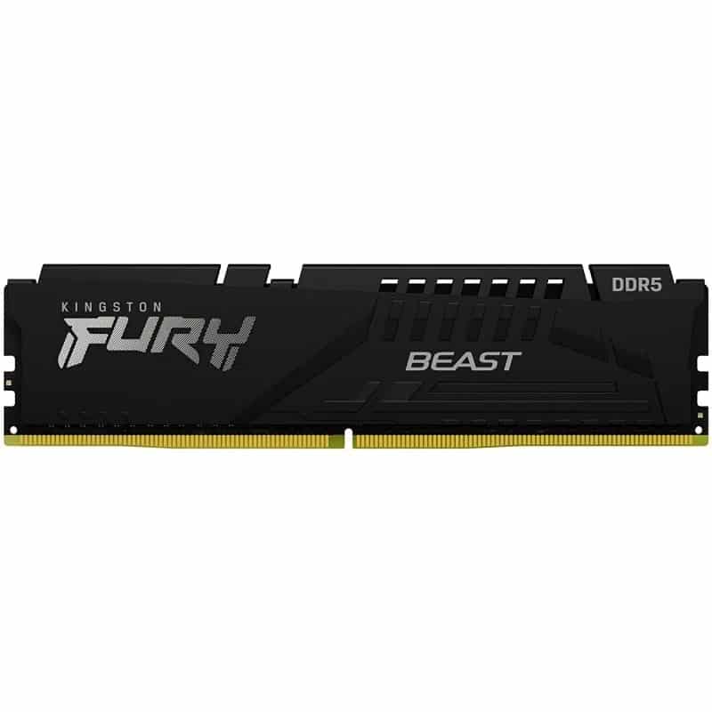 Memória Dimm Kingston 8GB DDR5 5200MT/s CL40 FURY Beast Black