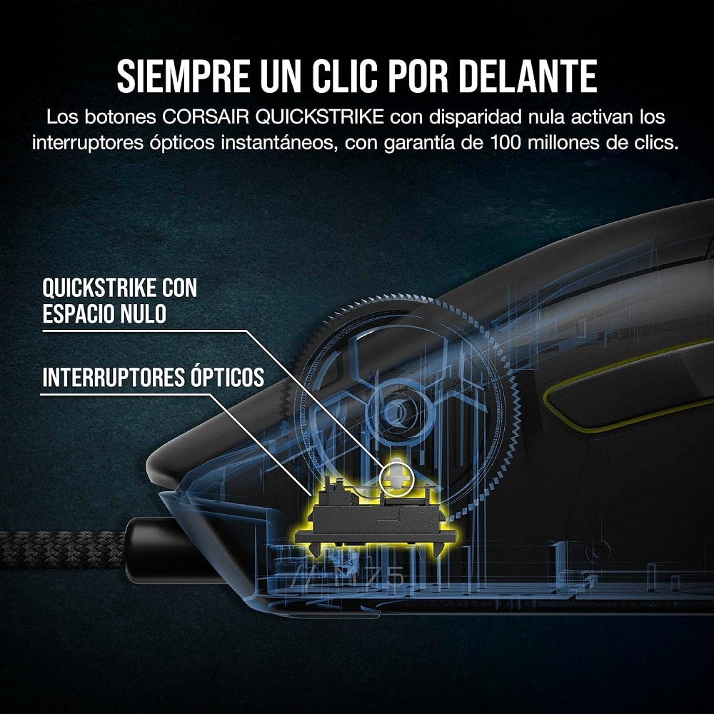 RATO GAMING Corsair M75 Lightweight RGB Preto