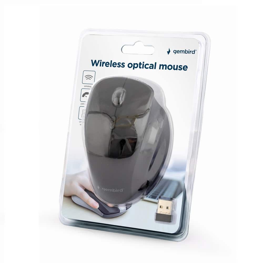 Rato Gembird Wireless Comfort 6 Botõe 1600Dpi Cinza