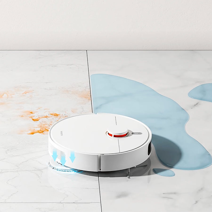 Robot Aspirador Xiaomi Vacuum S10+ Autonomia 120 Min Branco Cozinha CASA