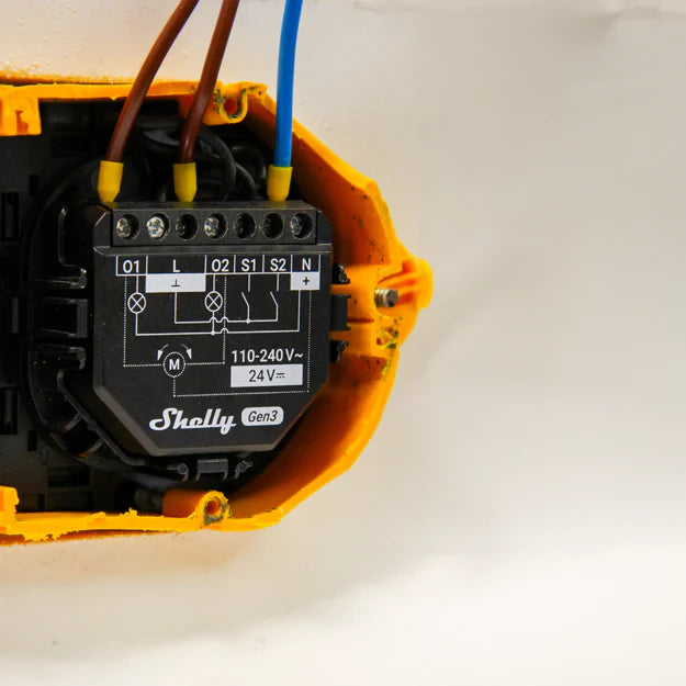 Shelly 2PM Gen3 - Módulo para Estores e Interruptores de 2 canais WiFi/BT