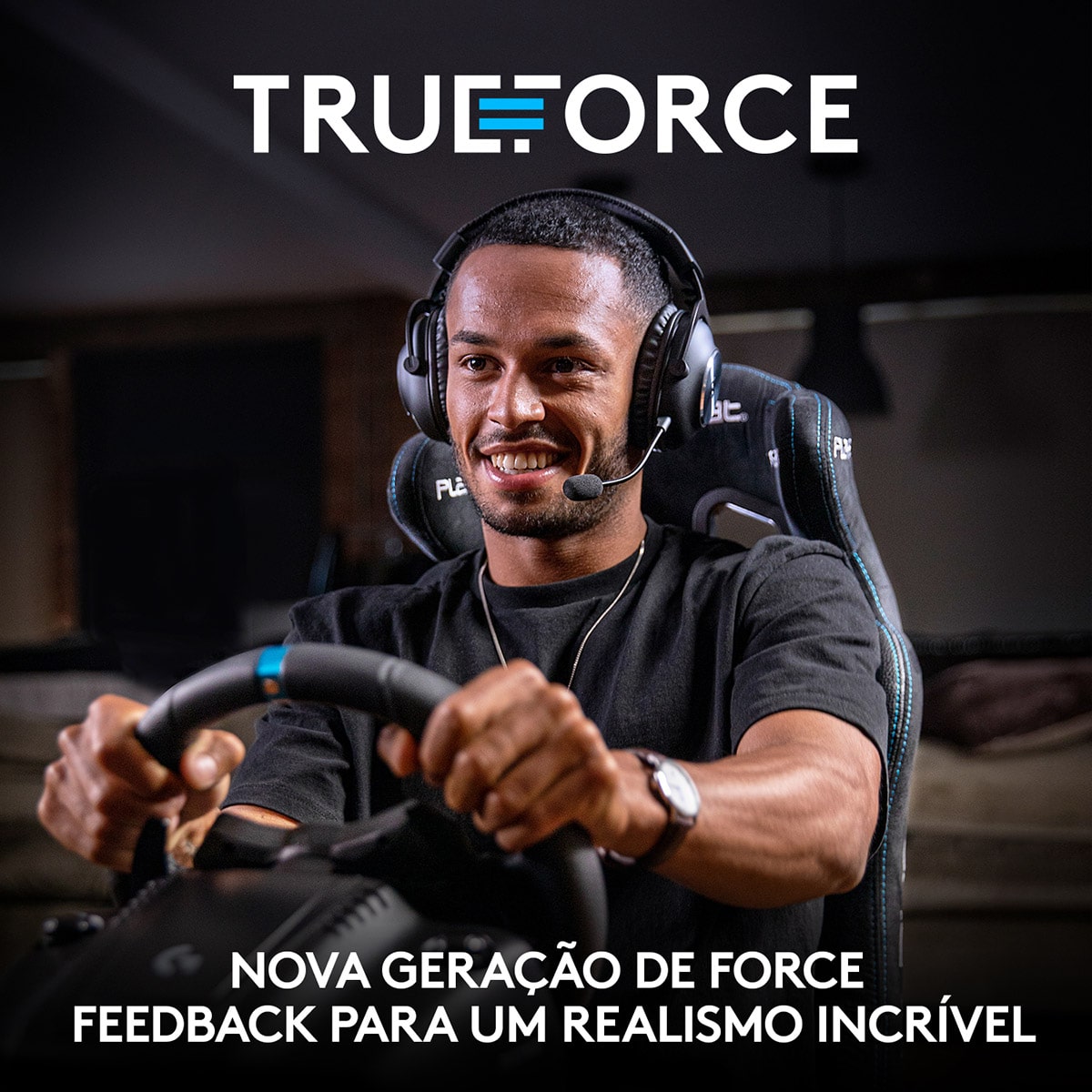 Simulador Volante com Pedais Logitech G293 TrueForce para Xbox Series X/S Xbox One PC