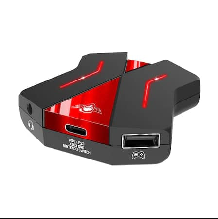 Adaptador Consolas CrossGame2 3*Usb 1*type-C Jack 3.5mm XBOX PS4 NINTENDO