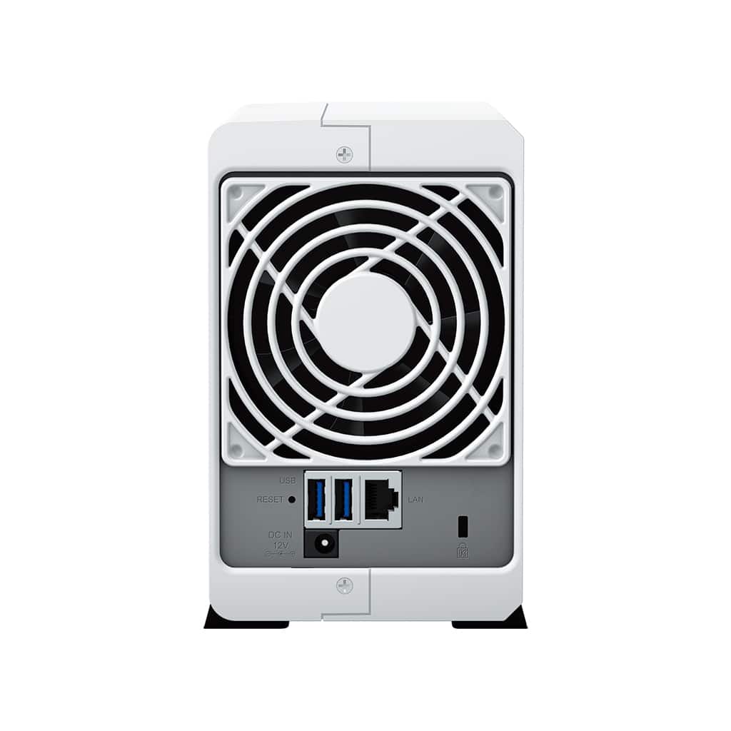 Synology DS223j NAS Disk Station 2 Baias 3.5″- 2.5″ 1Gb Ddr4 Formato Torre