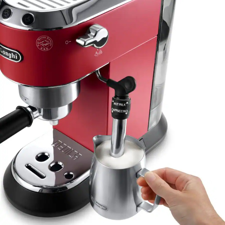 Máquina de Café Delonghi Espresso Manual Dedica Style Vermelho