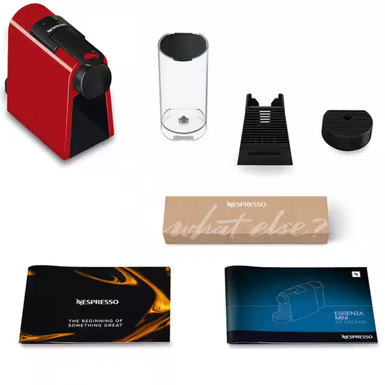 Máquina de Café DeLonghi Nespresso Essenza Mini Vermelho