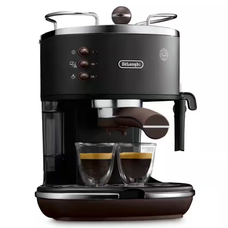 Máquina de Café Espresso Manual Delonghi Icona Vintage Preto