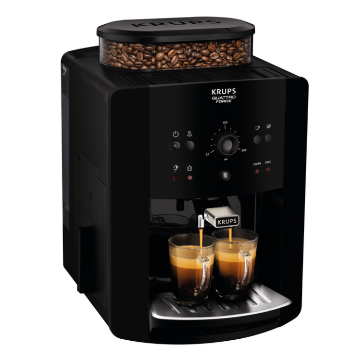 Máquina de Café Krups Espresso Automática Arabica Picto Preto