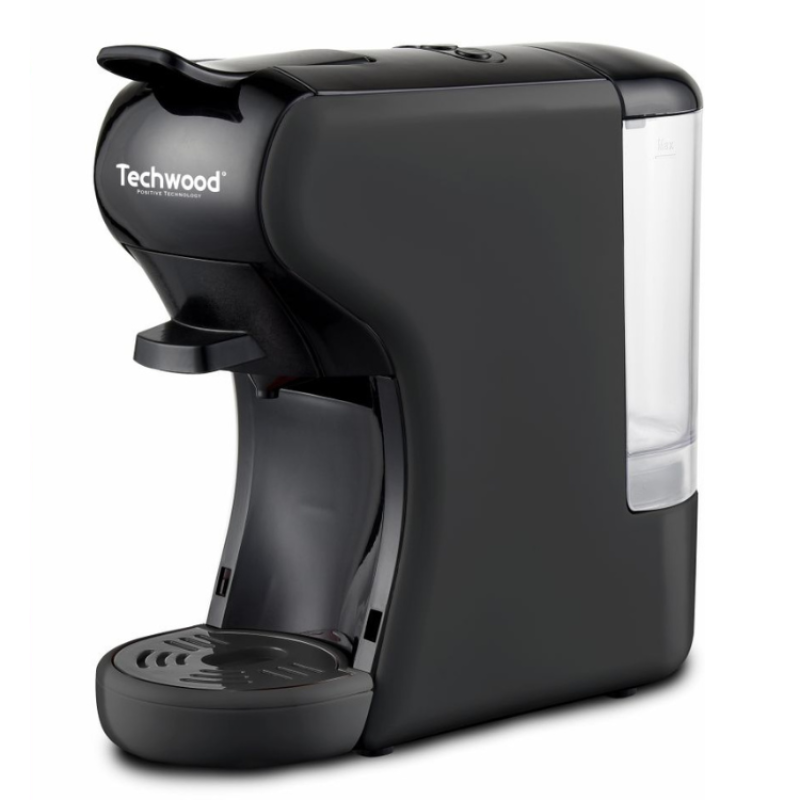 Máquina de Café Cápsulas Techwood Nespresso/Dolce Gusto Preto