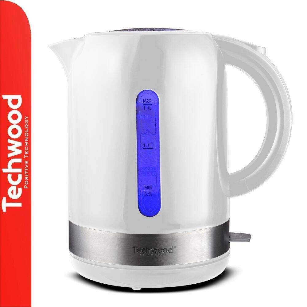 Fervedor De Água Elétrico 2200W 1.7L Branco TECHWOOD