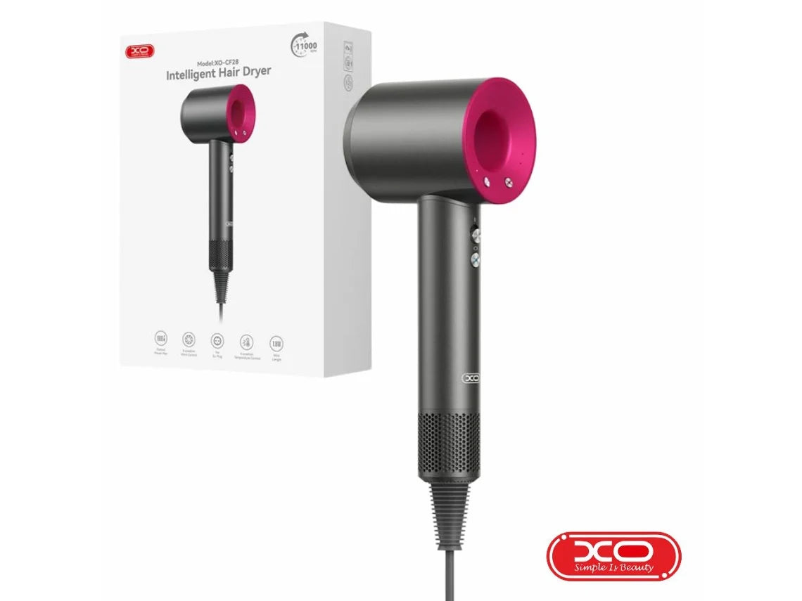 Secador De Cabelo Smart High Speed 1600w Cinzento Xo