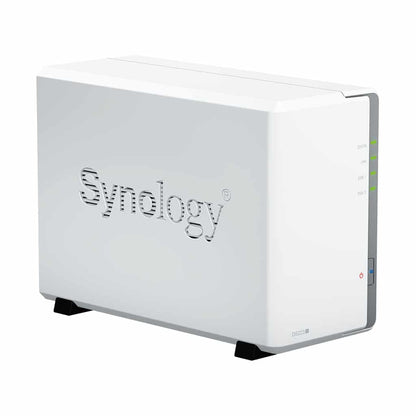 Synology  DS223j NAS Disk Station 2 Baias 3.5″- 2.5″  1Gb Ddr4  Formato Torre