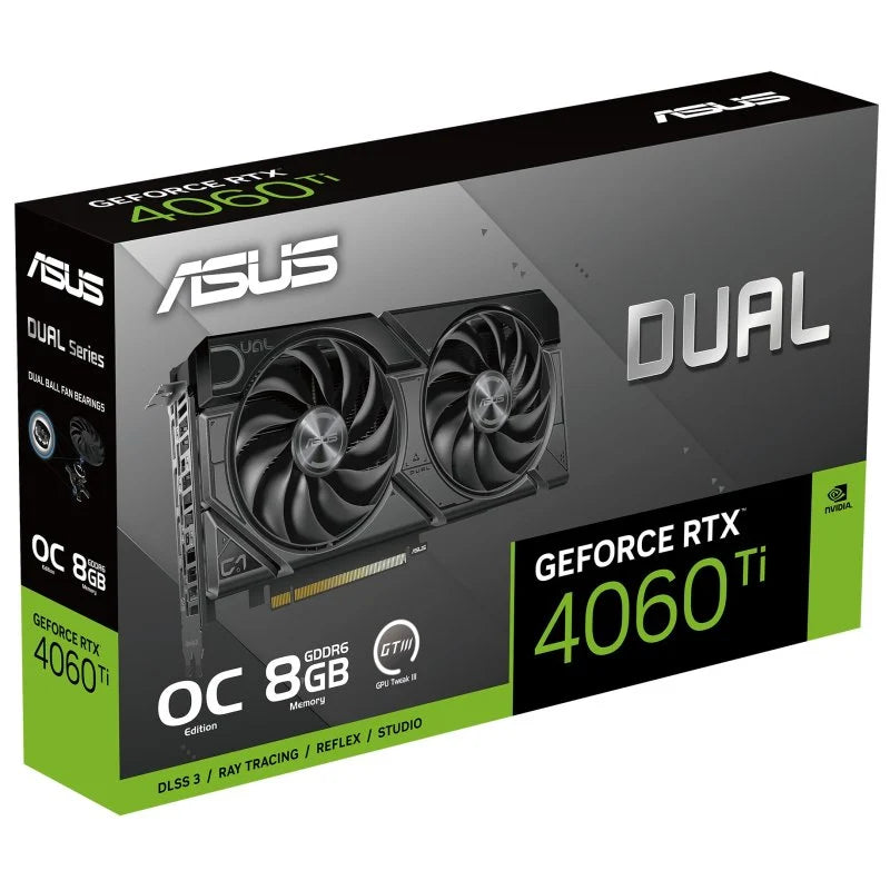 Placa Gráfica Asus GeForce RTX 4060 TI Dual Evo OC Edition 8GB GDDR6 DLSS3 NVIDIA