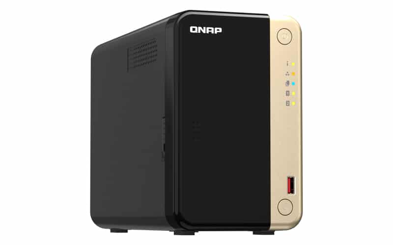 NAS QNAP TS-264-8G  Celeron N5105/N5095 4Core 8Gb 2xHDD 3.5″ – 2.5″ Sata 6Gb/S 2×2.5GbE 4xUSB