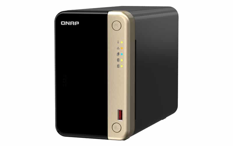 NAS QNAP TS-264-8G  Celeron N5105/N5095 4Core 8Gb 2xHDD 3.5″ – 2.5″ Sata 6Gb/S 2×2.5GbE 4xUSB