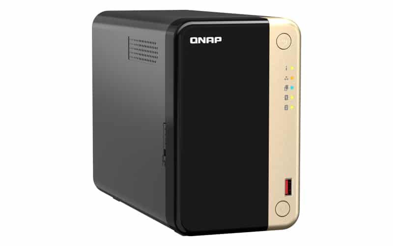 NAS QNAP TS-264-8G  Celeron N5105/N5095 4Core 8Gb 2xHDD 3.5″ – 2.5″ Sata 6Gb/S 2×2.5GbE 4xUSB