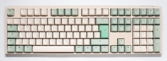 Conjunto de 109 Teclas + 10 Extra Ducky PBT Doubleshot Matc