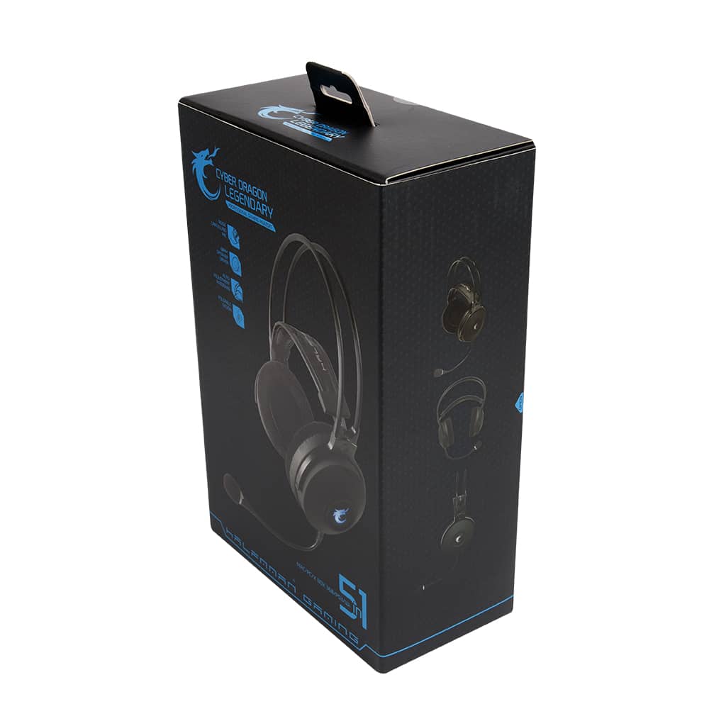 Auscultadores Gaming Halfmman Legendary 5 em 1, MAC/PC/PS3/XBOX/WII