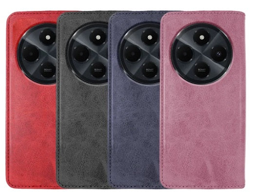 Capa Capa de cartão Xiaomi Redmi 14C Polypiel - 4 cores