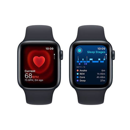Apple Watch SE GPS 40mm - Alumínio Meia-noite | Bracelete Desportiva Meia-noite - S/M