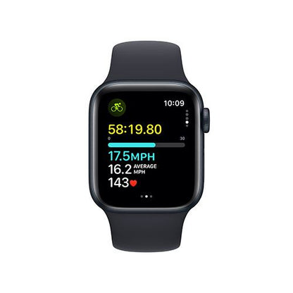 Apple Watch SE GPS 40mm - Alumínio Meia-noite | Bracelete Desportiva Meia-noite - S/M