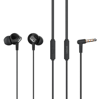 Celebrat G21 fones de ouvido estéreo com microfone para conector de 3,5 mm